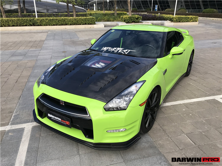 Capó de fibra de carbono DarwinPRO 2008-2016 Nissan GTR R35 CBA DBA IMP de alto rendimiento