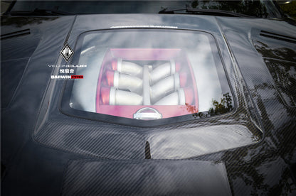 Capó de fibra de carbono DarwinPRO 2008-2016 Nissan GTR R35 CBA DBA IMP de alto rendimiento