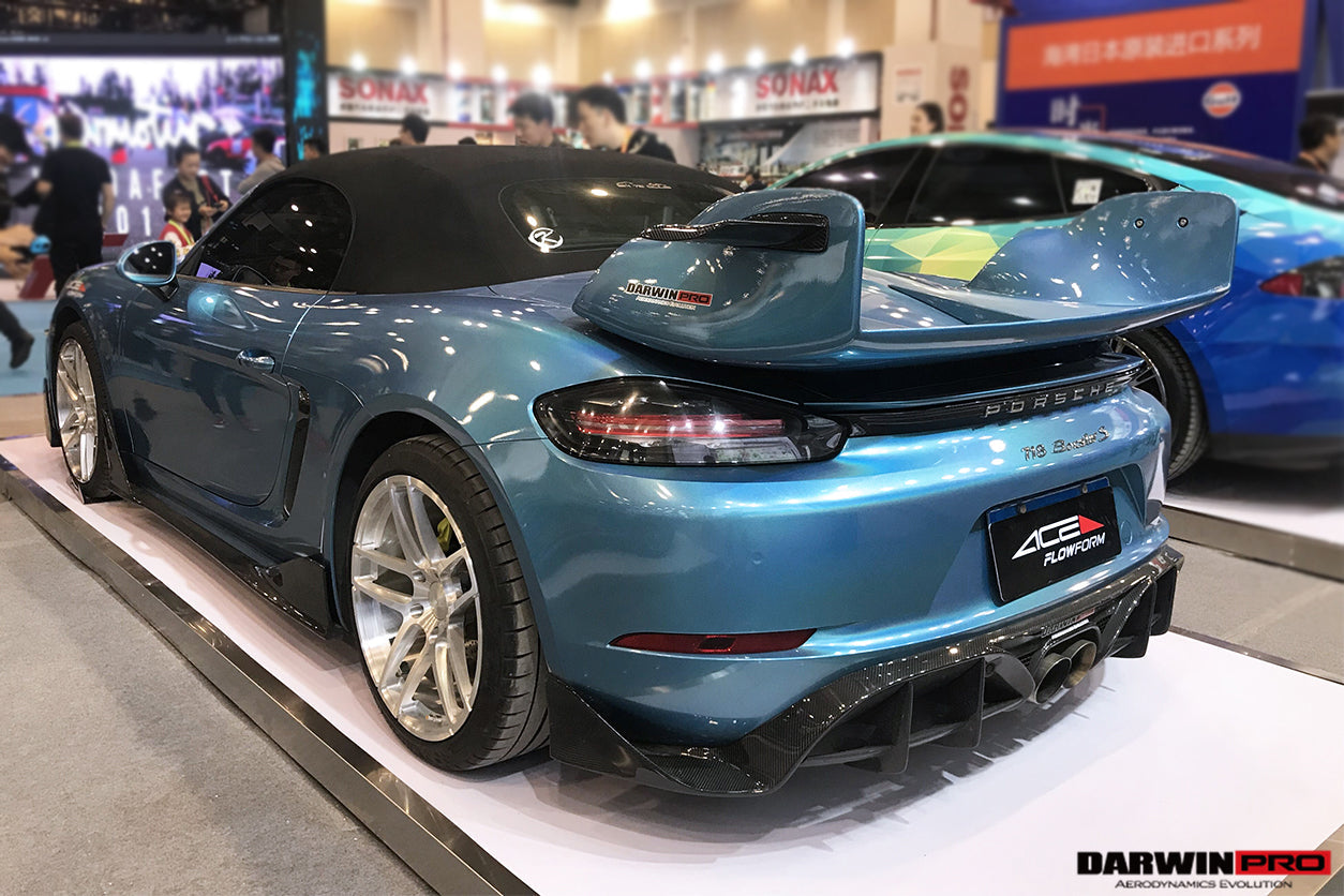 Alerón de maletero DarwinPRO estilo Porsche 718 Boxster STM 2016-2025
