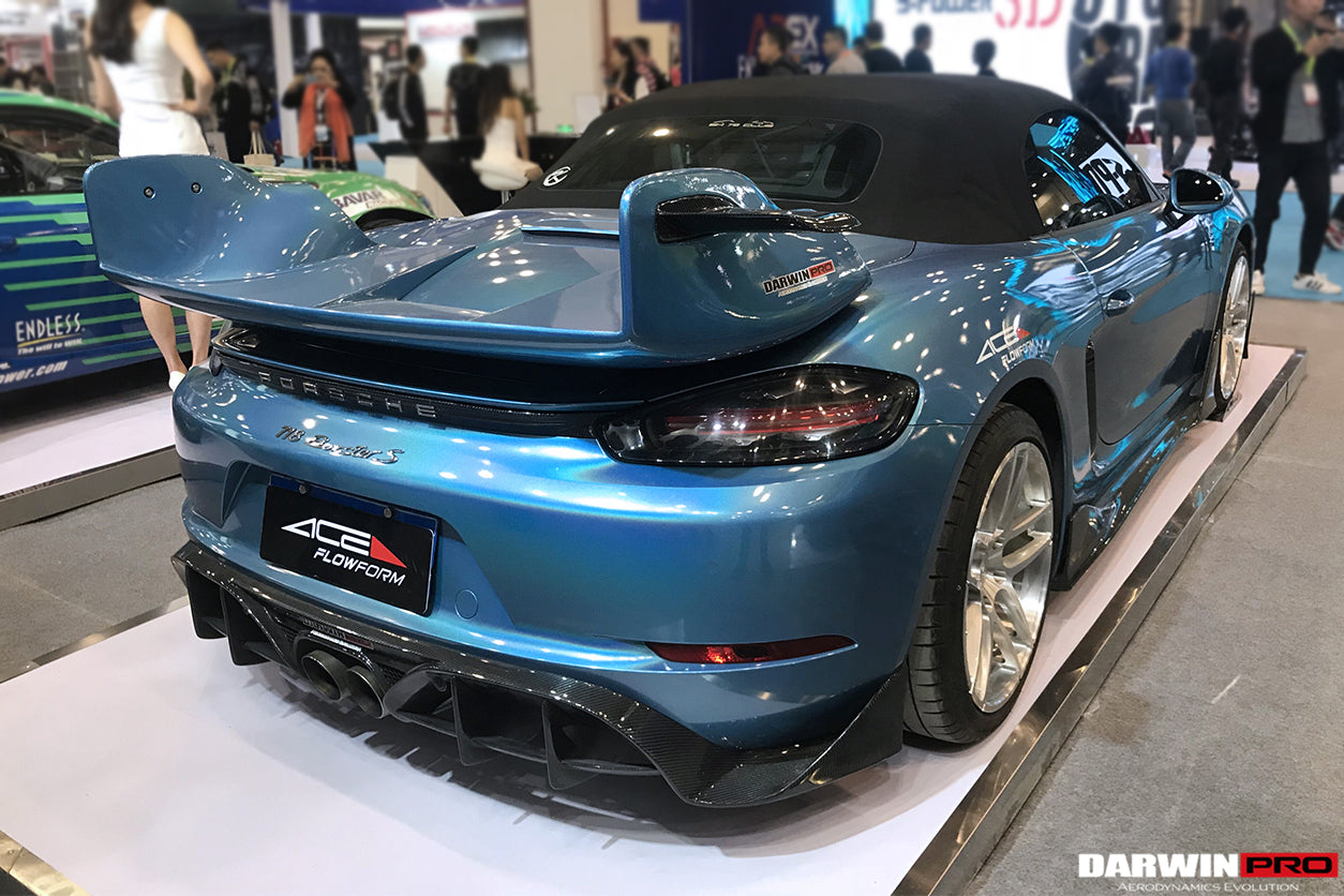 Alerón de maletero DarwinPRO estilo Porsche 718 Boxster STM 2016-2025