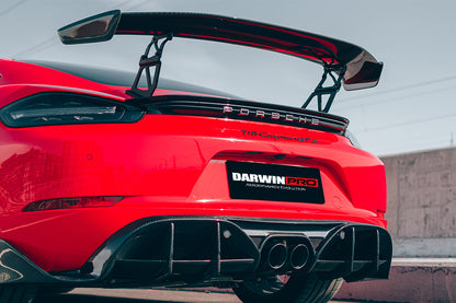 DarwinPRO 2016-2025 Porsche 718 Cayman And Boxster Stuttmate Carbon Fiber Rear Diffuser