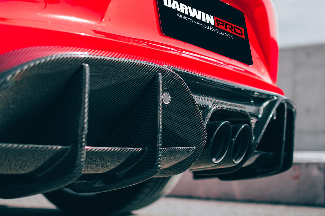 DarwinPRO 2016-2025 Porsche 718 Cayman And Boxster Stuttmate Carbon Fiber Rear Diffuser
