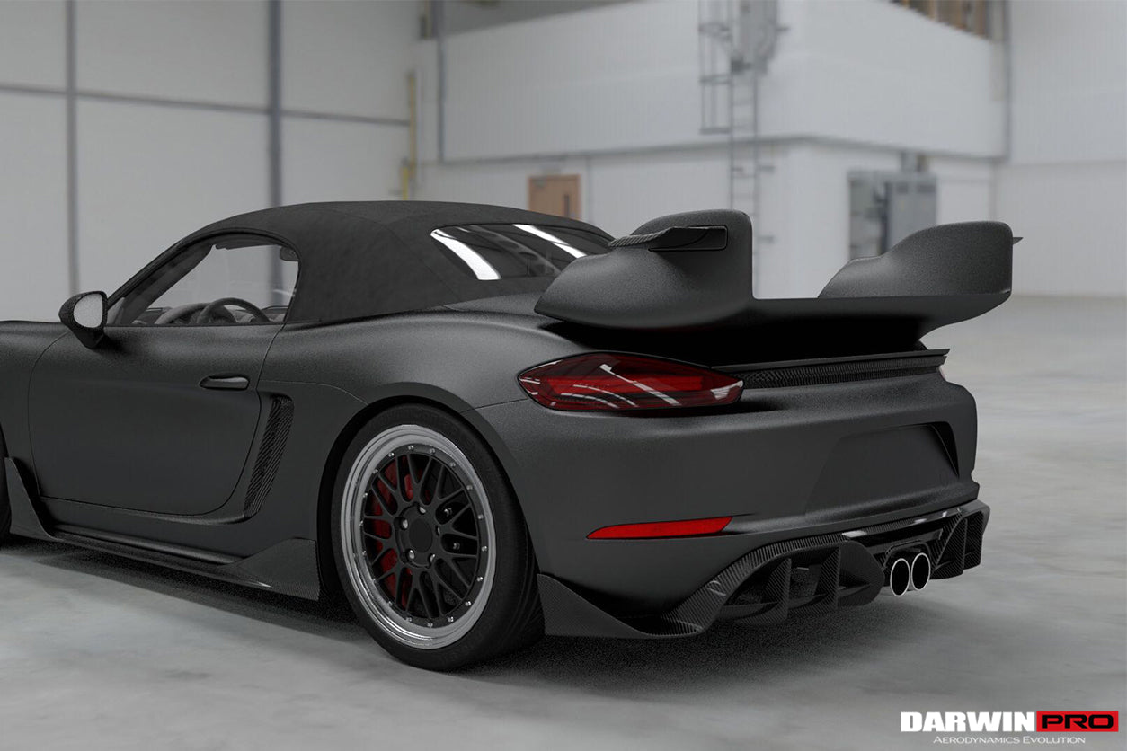 Alerón de maletero DarwinPRO estilo Porsche 718 Boxster STM 2016-2025