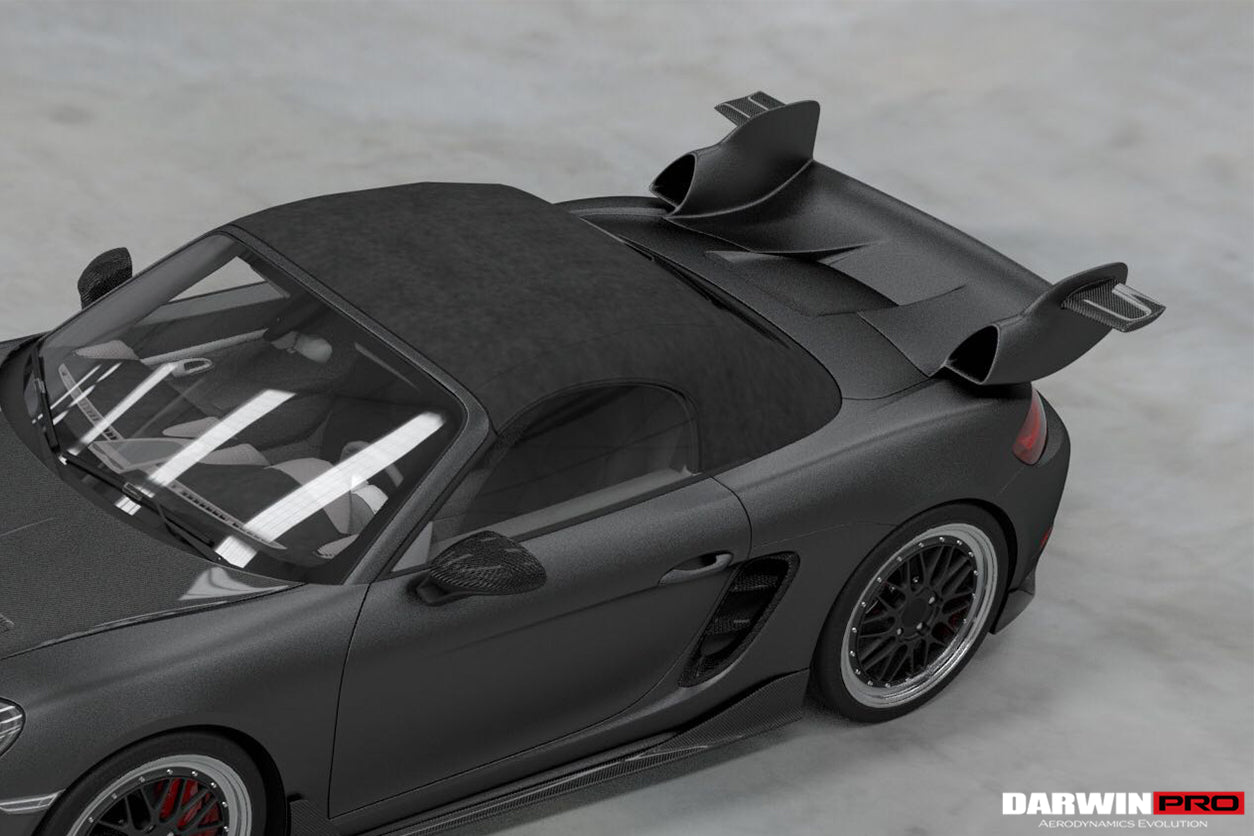 Alerón de maletero DarwinPRO estilo Porsche 718 Boxster STM 2016-2025