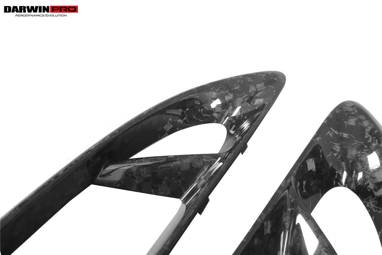 Ventilaciones laterales de fibra de carbono DarwinPRO para Porsche 718 Cayman y Boxster (2016-2025)