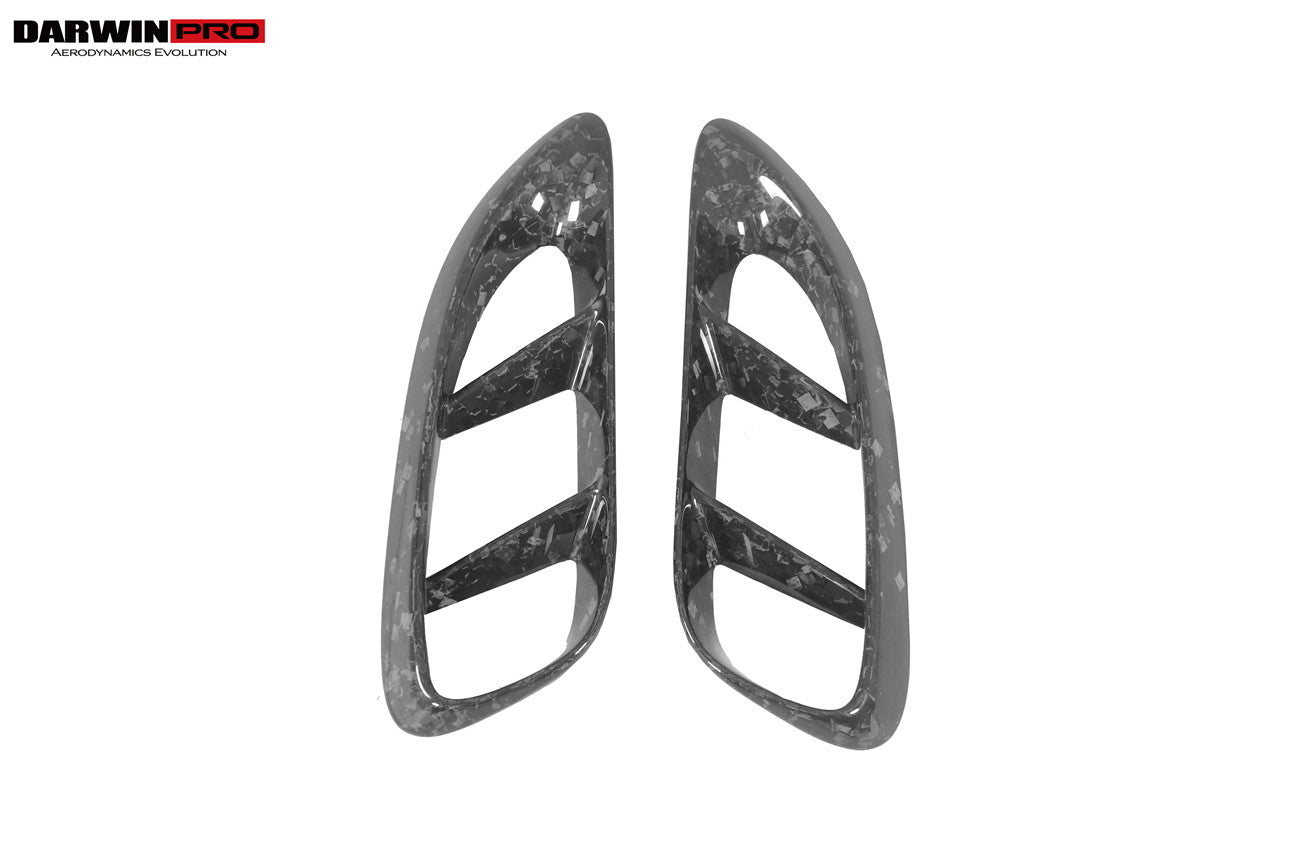 Ventilaciones laterales de fibra de carbono DarwinPRO para Porsche 718 Cayman y Boxster (2016-2025)