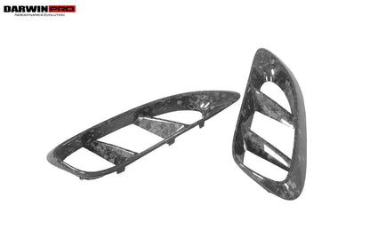 Ventilaciones laterales de fibra de carbono DarwinPRO para Porsche 718 Cayman y Boxster (2016-2025)