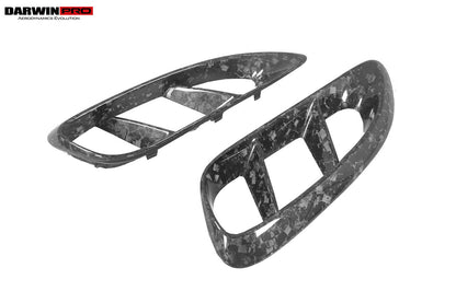 Ventilaciones laterales de fibra de carbono DarwinPRO para Porsche 718 Cayman y Boxster (2016-2025)