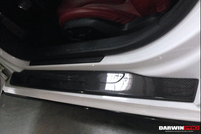 DarwinPRO P Style Carbon Fiber Door Sills Steps Cover | 2006-2015 Audi R8 Coupe & Spyder