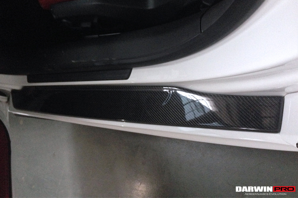 DarwinPRO P Style Carbon Fiber Door Sills Steps Cover | 2006-2015 Audi R8 Coupe & Spyder