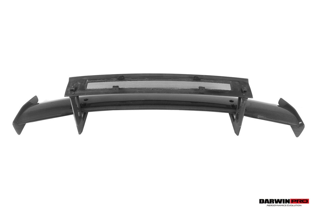 DarwinPRO 2016-2025 Audi R8 GEN2 Coupe Performance Parts Style Dry Carbon Fiber Trunk Wing with Base and Aluminum Legs