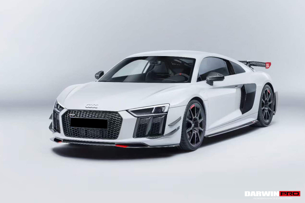DarwinPRO 2016-2018 Audi R8 GEN2 Coupe&Spyder Performance Parts Style Dry Carbon Fiber Side Skirts