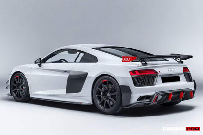DarwinPRO 2016-2018 Audi R8 GEN2 Coupe & Spyder Performance Parts Style Dry Carbon Fiber Rear Diffuser