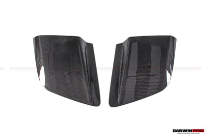 DarwinPRO GT4 Style Dry Carbon Fiber Side Door Panel Blades | 2016-2025 Audi R8 Coupe & Spyder