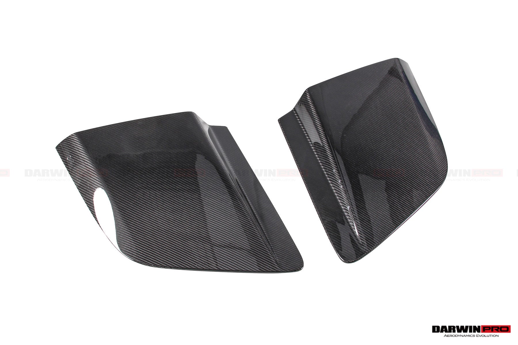 DarwinPRO GT4 Style Dry Carbon Fiber Side Door Panel Blades | 2016-2025 Audi R8 Coupe & Spyder