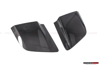 DarwinPRO GT4 Style Dry Carbon Fiber Side Door Panel Blades | 2016-2025 Audi R8 Coupe & Spyder