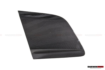 DarwinPRO GT4 Style Dry Carbon Fiber Side Door Panel Blades | 2016-2025 Audi R8 Coupe & Spyder