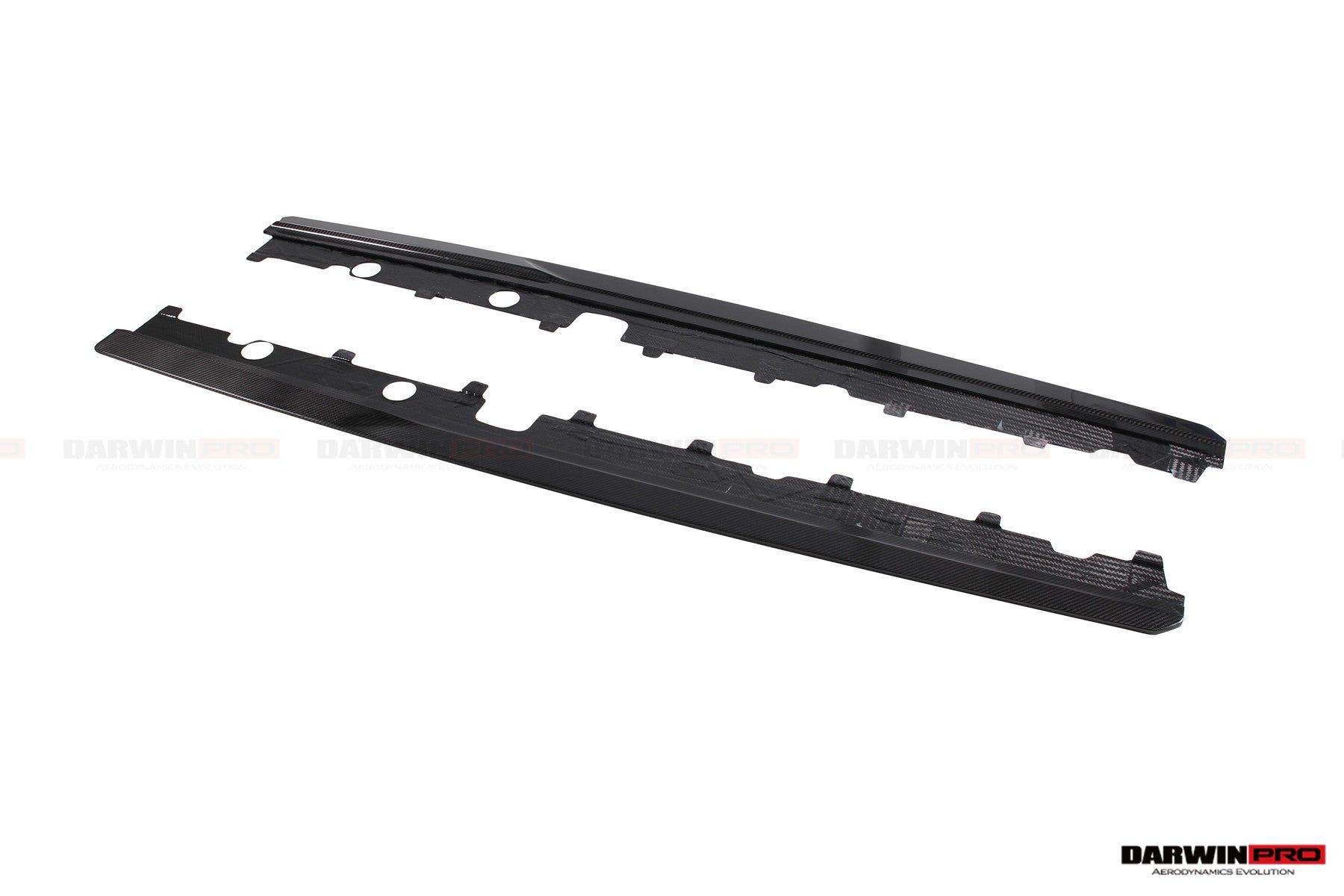 DarwinPRO 2016-2018 Audi R8 GEN2 Coupe&Spyder Performance Parts Style Dry Carbon Fiber Side Skirts