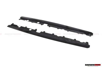 DarwinPRO 2016-2018 Audi R8 GEN2 Coupe&Spyder Performance Parts Style Dry Carbon Fiber Side Skirts