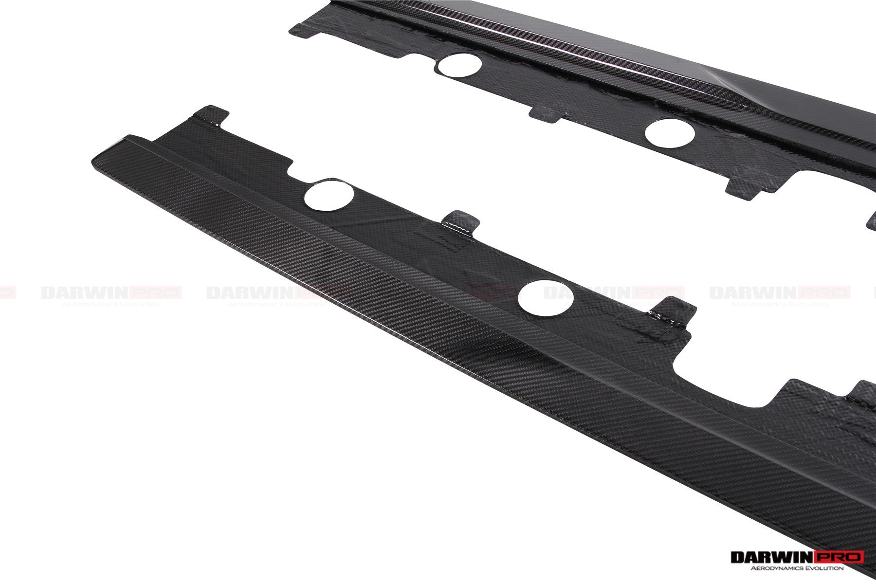 DarwinPRO 2016-2018 Audi R8 GEN2 Coupe&Spyder Performance Parts Style Dry Carbon Fiber Side Skirts