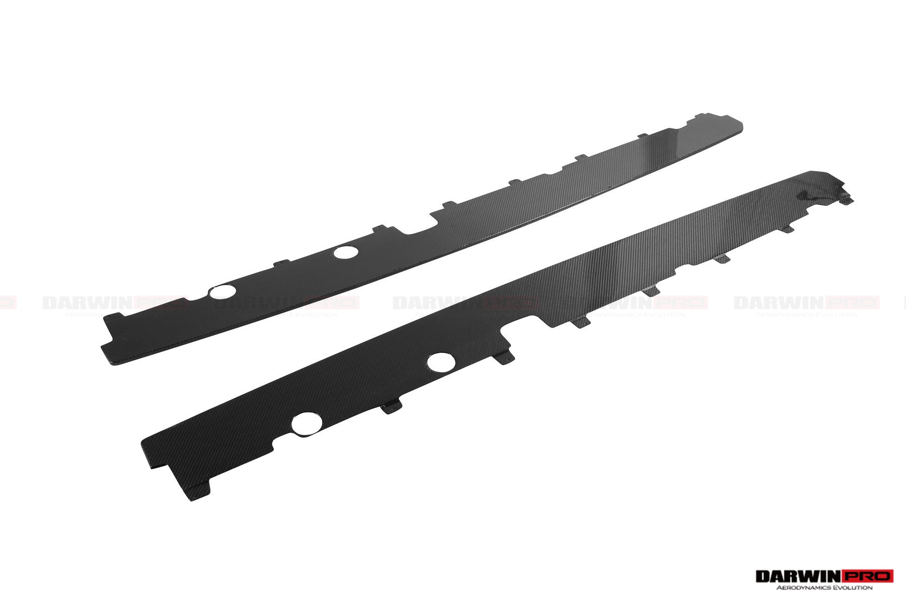 DarwinPRO 2016-2018 Audi R8 GEN2 Coupe&Spyder Performance Parts Style Dry Carbon Fiber Side Skirts