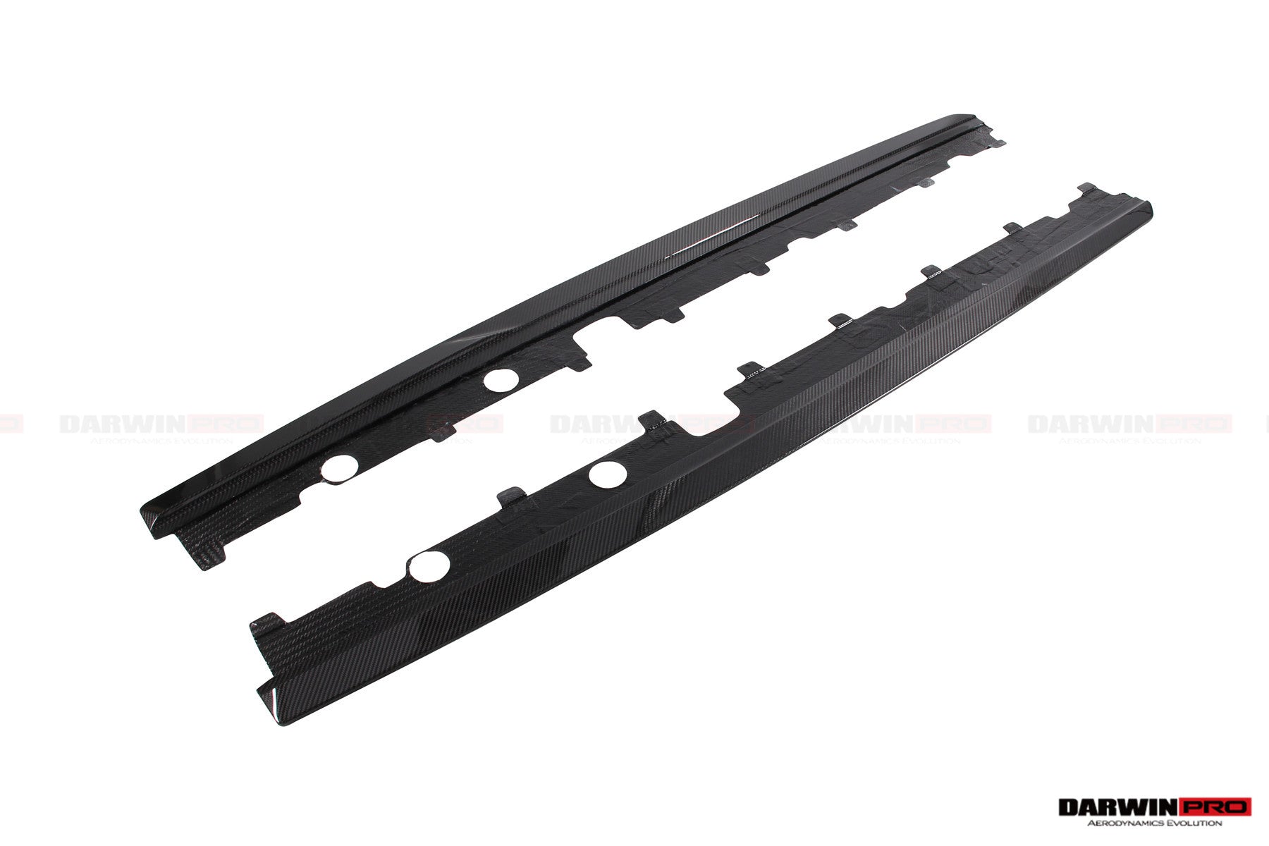 DarwinPRO 2016-2018 Audi R8 GEN2 Coupe&Spyder Performance Parts Style Dry Carbon Fiber Side Skirts