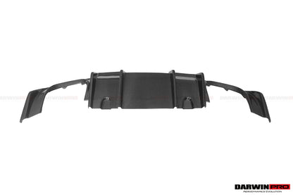 Difusor trasero estilo BKSS con luz LED DarwinPRO para Audi S3 y A3 Sline Sedan 2013-2016