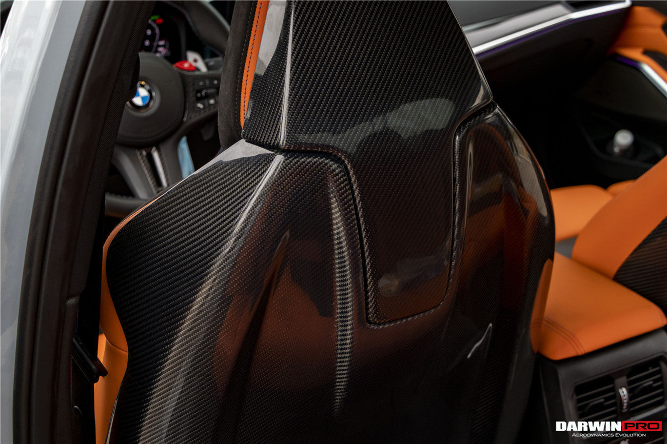 DarwinPRO 2021-UP BMW M3 G80 Carbon Fiber Seat-Back Cover