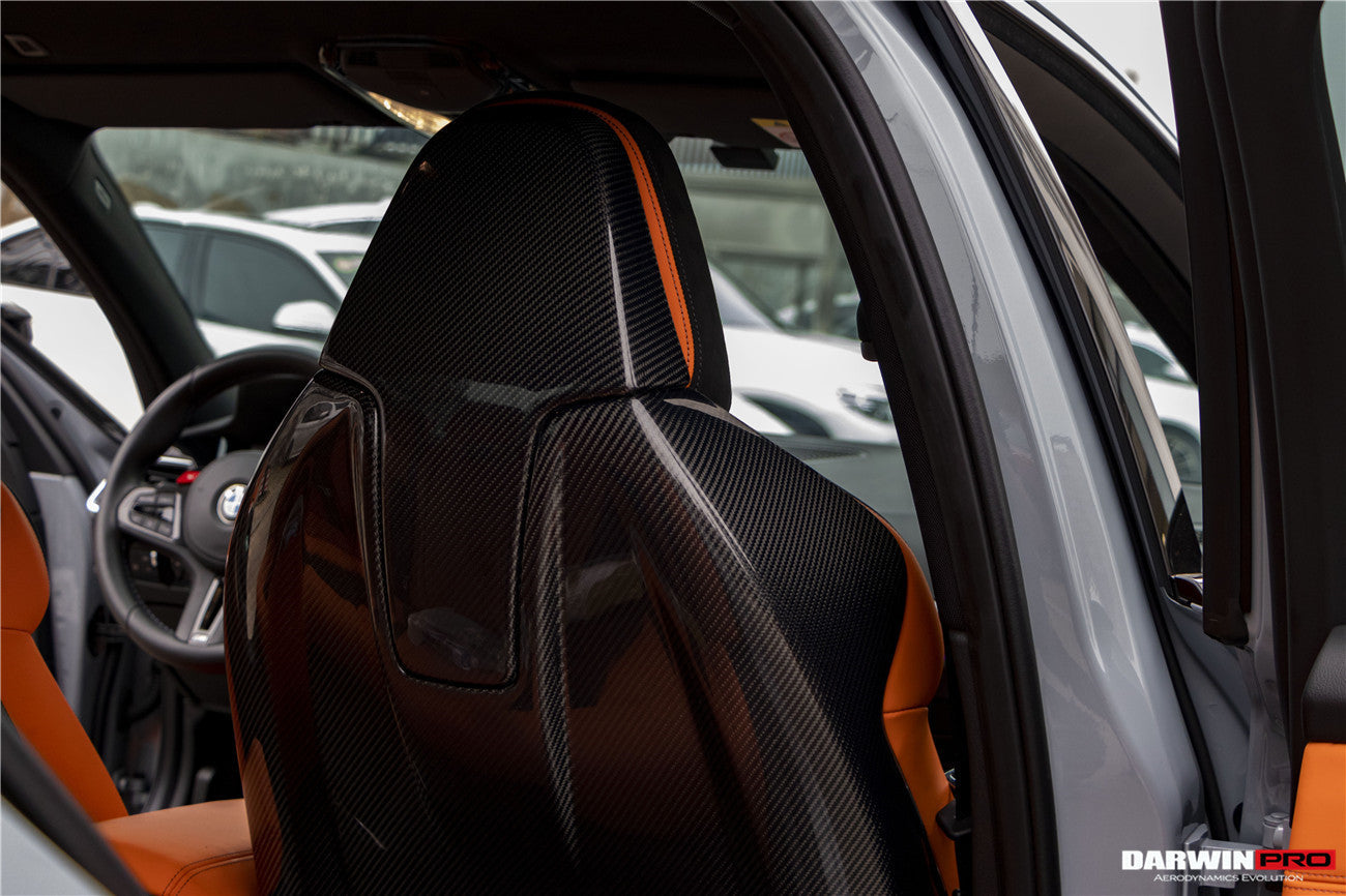 DarwinPRO 2021-UP BMW M3 G80 Carbon Fiber Seat-Back Cover