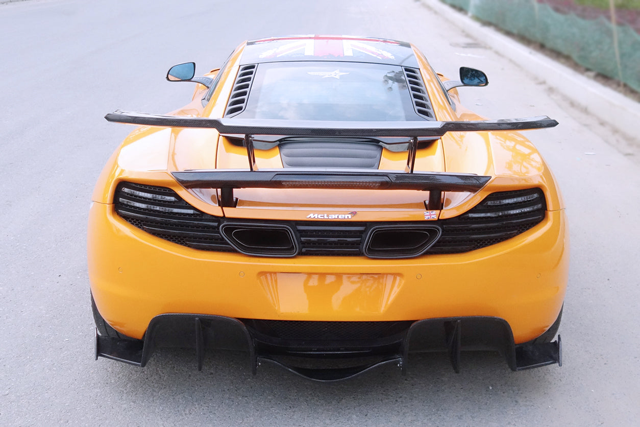 Alerón de maletero de fibra de carbono estilo DarwinPRO BKSS | McLaren 650S y 12C (2011-2017)