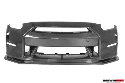 DarwinPRO Ver15 NSM Style Partial Carbon Fiber Front Bumper | 2008-2016 Nissan GTR R35