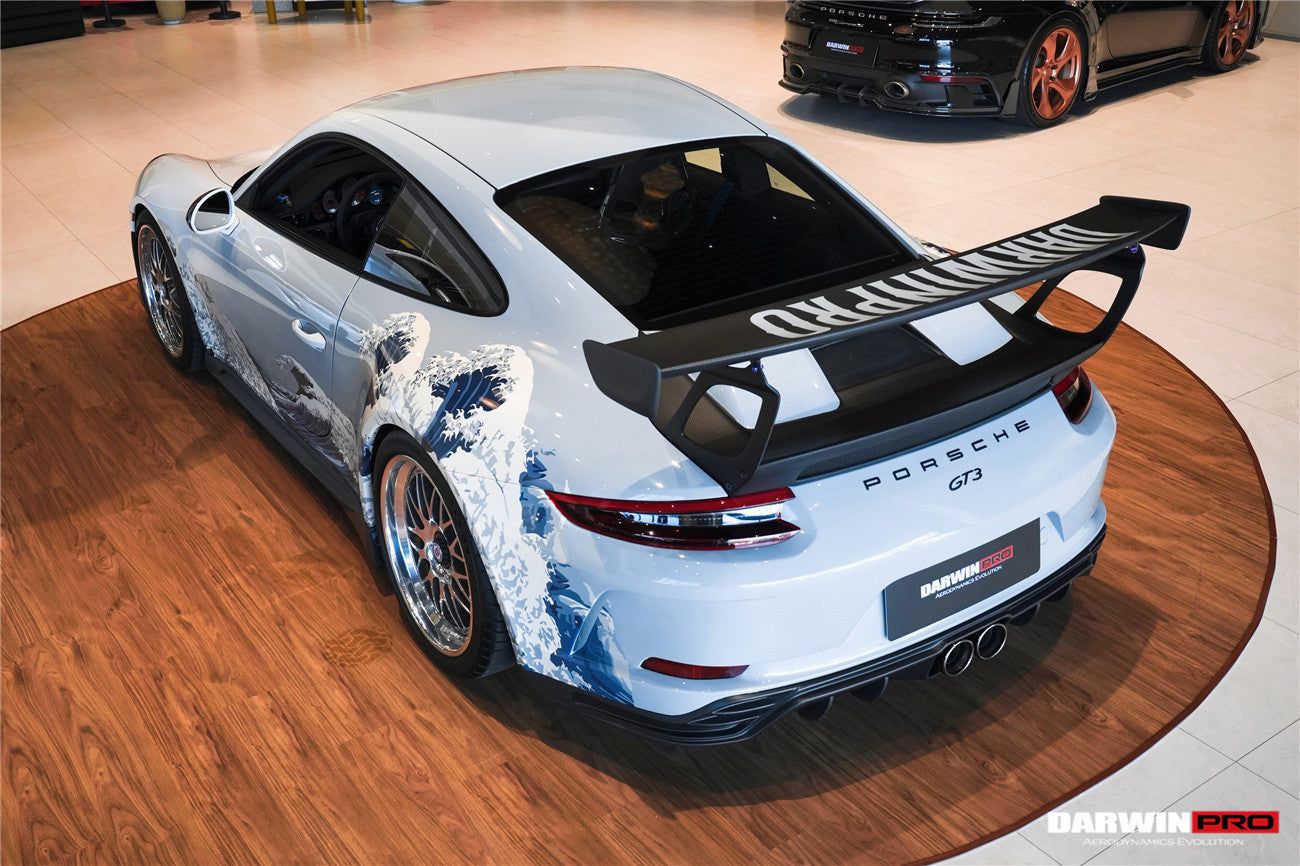 Faldones laterales de fibra de carbono DarwinPRO 2017-2019 Porsche 911 991.2 GT3 solo estilo BKSS