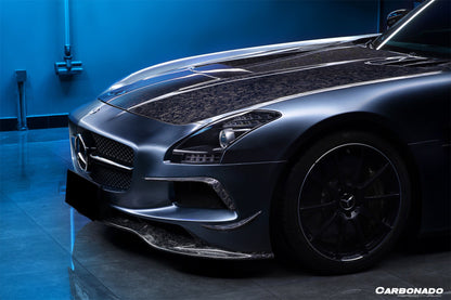 Carbonado 2010-2015 Mercedes Benz W197 SLS AMG BKSS Style Carbon Fiber Hood