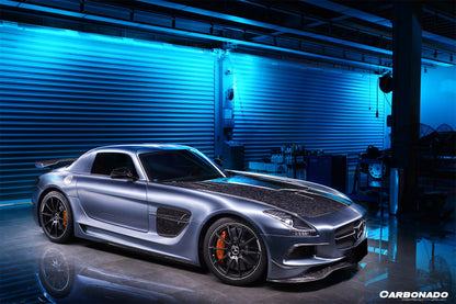 Carbonado 2010-2015 Mercedes Benz W197 SLS AMG BKSS Style Carbon Fiber Hood