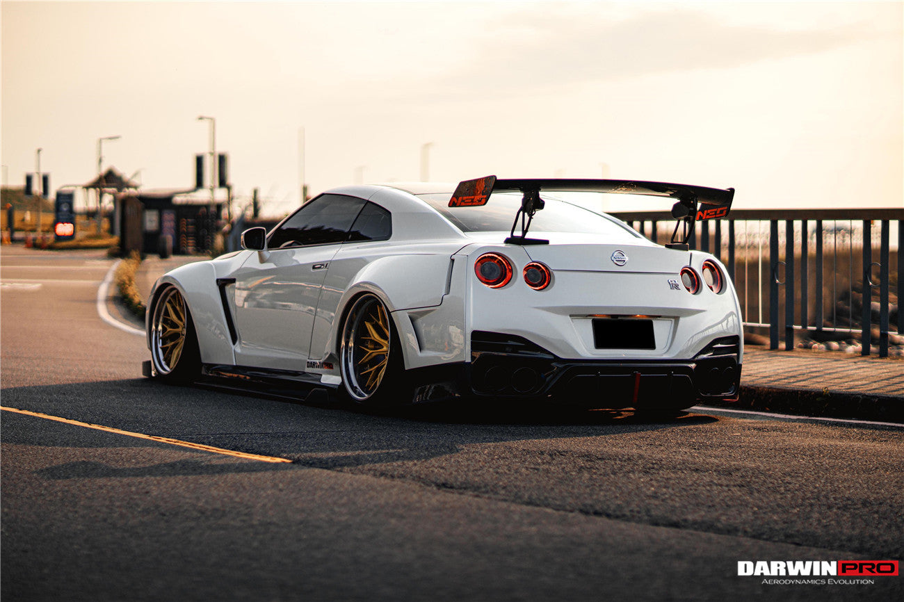 DarwinPRO BKSSII Style Partial Carbon Fiber Full Wide Body Kit | 2008-2023 Nissan GTR R35