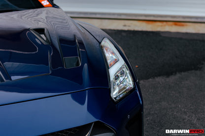 DarwinPRO BKSSII Style Carbon Fiber Hood | 2008-2023 Nissan GTR R35