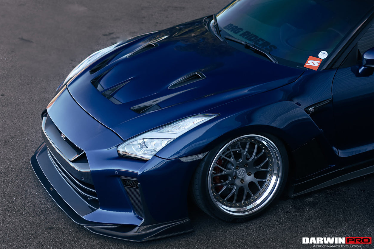 DarwinPRO BKSSII Style Carbon Fiber Hood | 2008-2023 Nissan GTR R35
