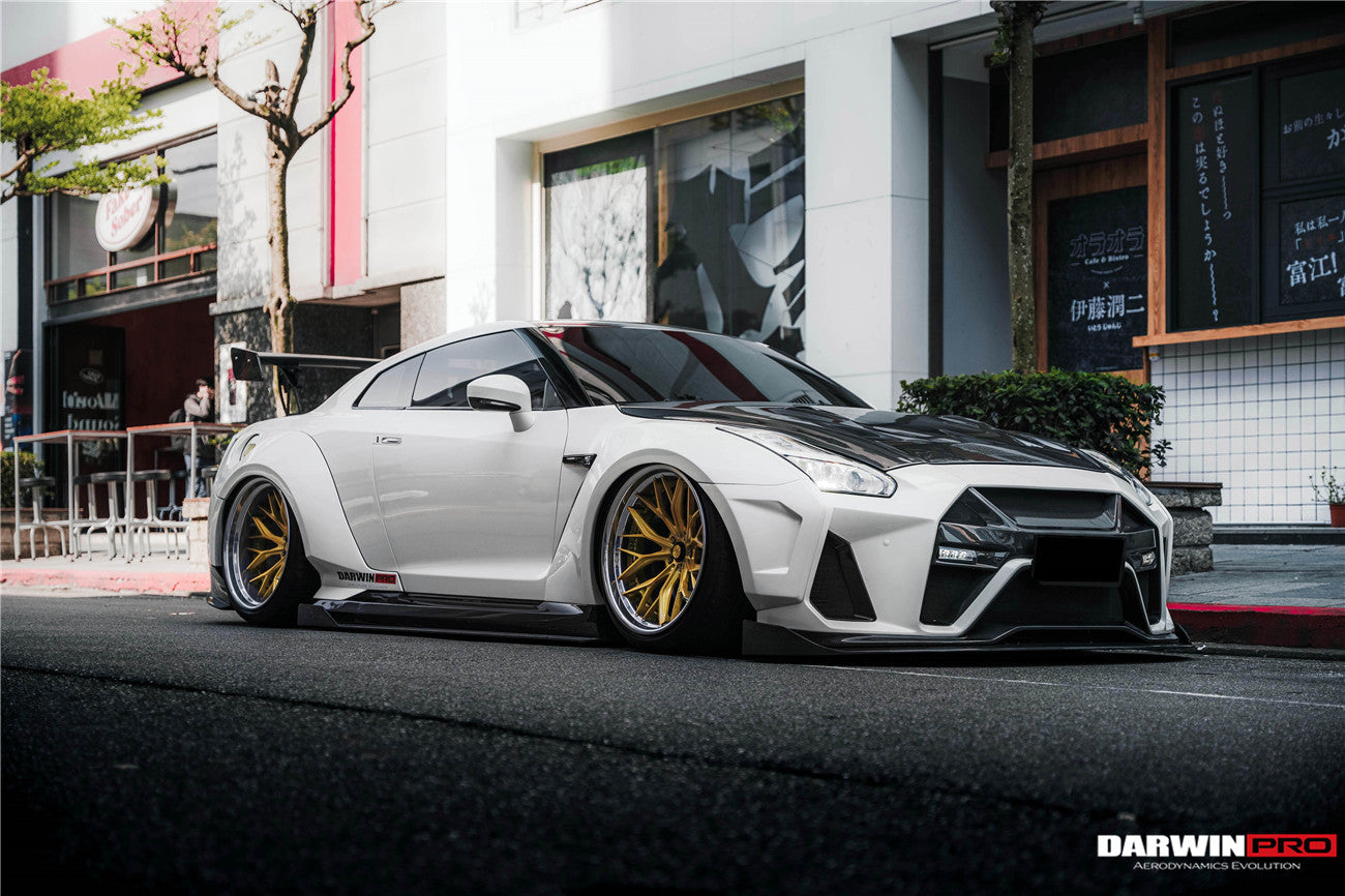 DarwinPRO BKSSII Style Partial Carbon Fiber Full Wide Body Kit | 2008-2023 Nissan GTR R35