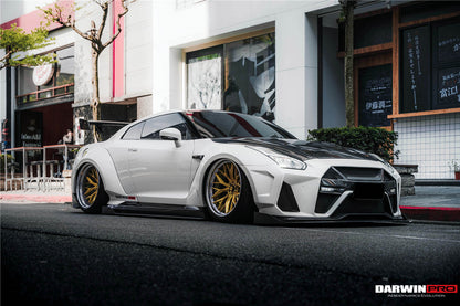 DarwinPRO BKSSII Style Partial Carbon Fiber Full Wide Body Kit | 2008-2023 Nissan GTR R35