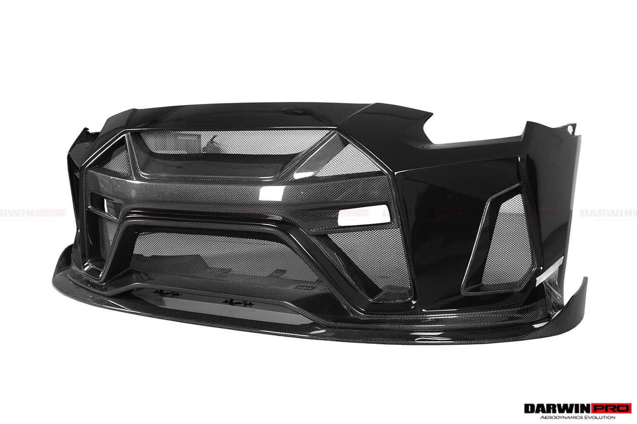 DarwinPRO BKSSII Style Front Bumper | 2008-2023 Nissan GTR R35