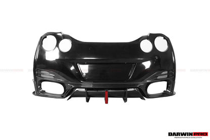 DarwinPRO BKSSII Style Rear Bumper with Diffuser Undertray And LED Light | 2008-2023 Nissan GTR R35