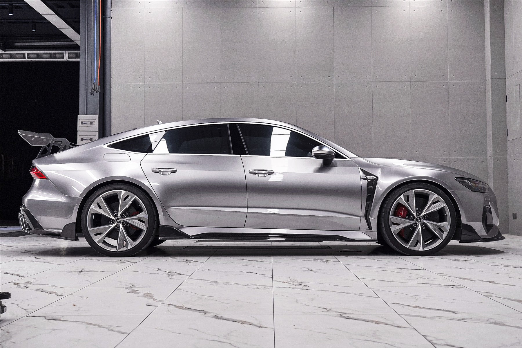Faldones laterales DarwinPRO 2019-2025 para Audi RS6 Avant C8 y RS7 C8 Quattro IMP Design