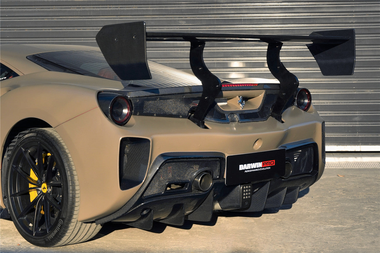 Alerón DarwinPRO estilo Módena para Ferrari 488 Challenge Evo 2015-2020 | Compatible con GTB y Spider