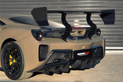 Alerón DarwinPRO estilo Módena para Ferrari 488 Challenge Evo 2015-2020 | Compatible con GTB y Spider