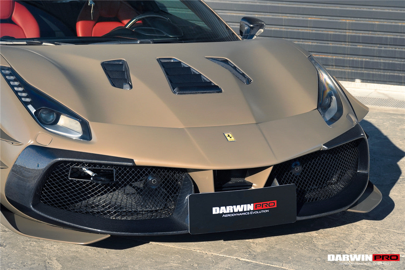DarwinPRO 2015-2020 Ferrari 488 Challenge Evo Modena Style Hood | Fits GTB, Spider