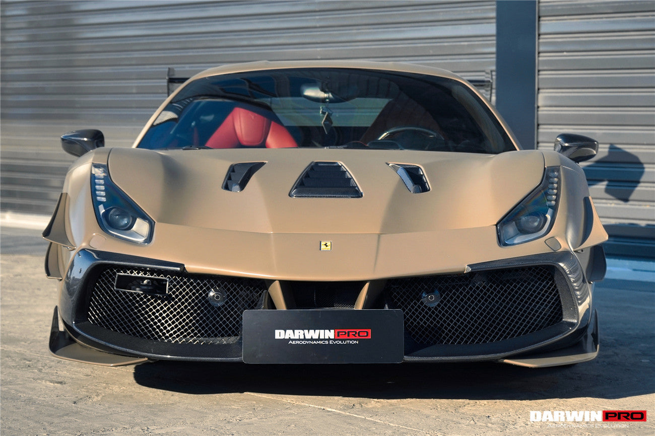 DarwinPRO 2015-2020 Ferrari 488 Challenge Evo Modena Style Hood | Fits GTB, Spider