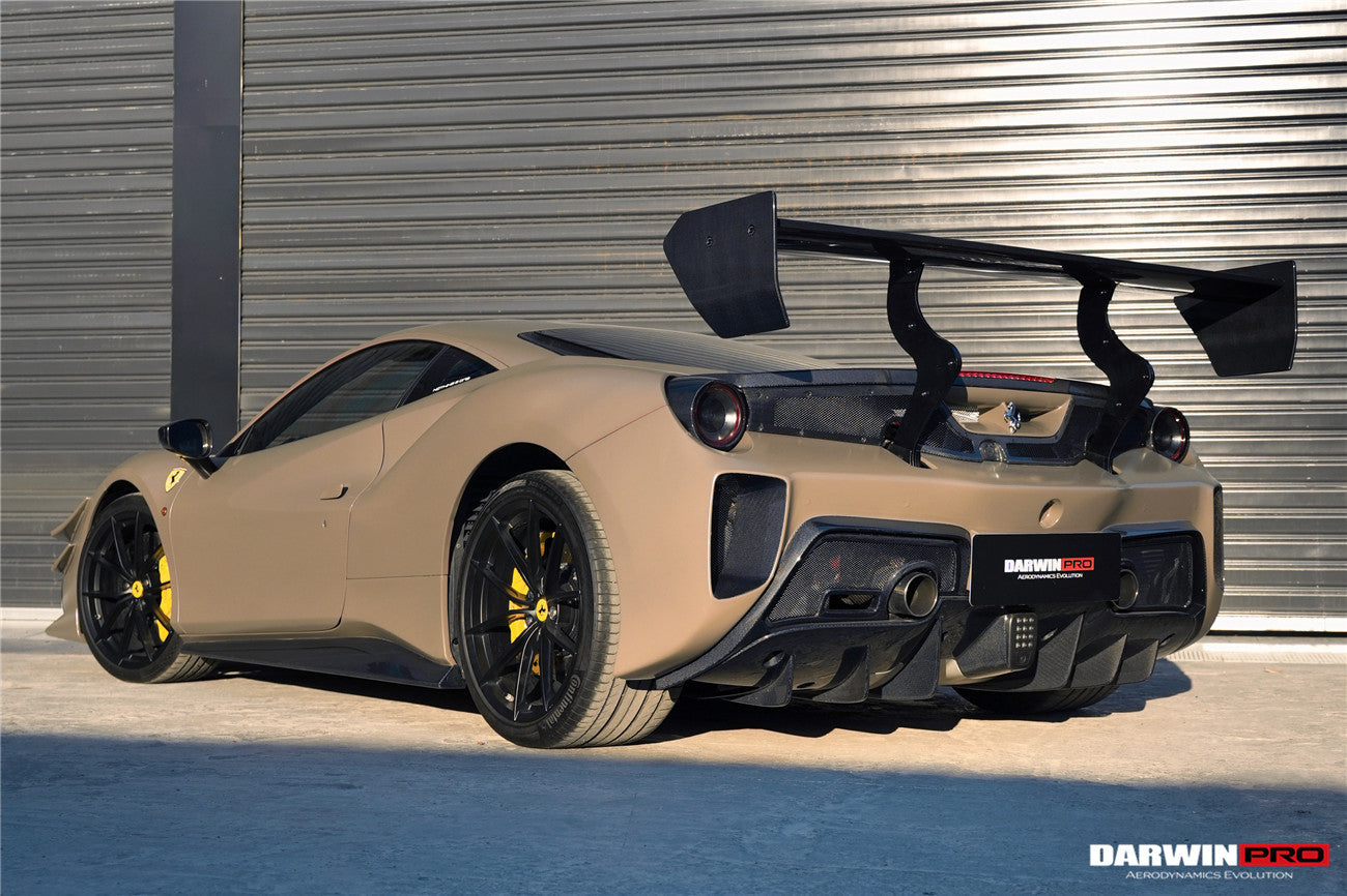 Alerón DarwinPRO estilo Módena para Ferrari 488 Challenge Evo 2015-2020 | Compatible con GTB y Spider