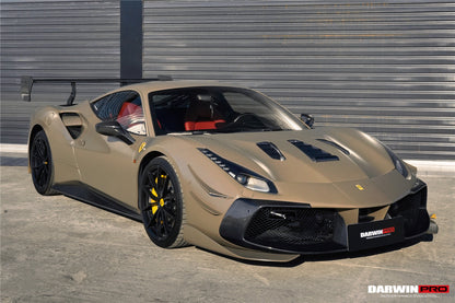 DarwinPRO 2015-2020 Ferrari 488 Challenge Evo Modena Style Hood | Fits GTB, Spider