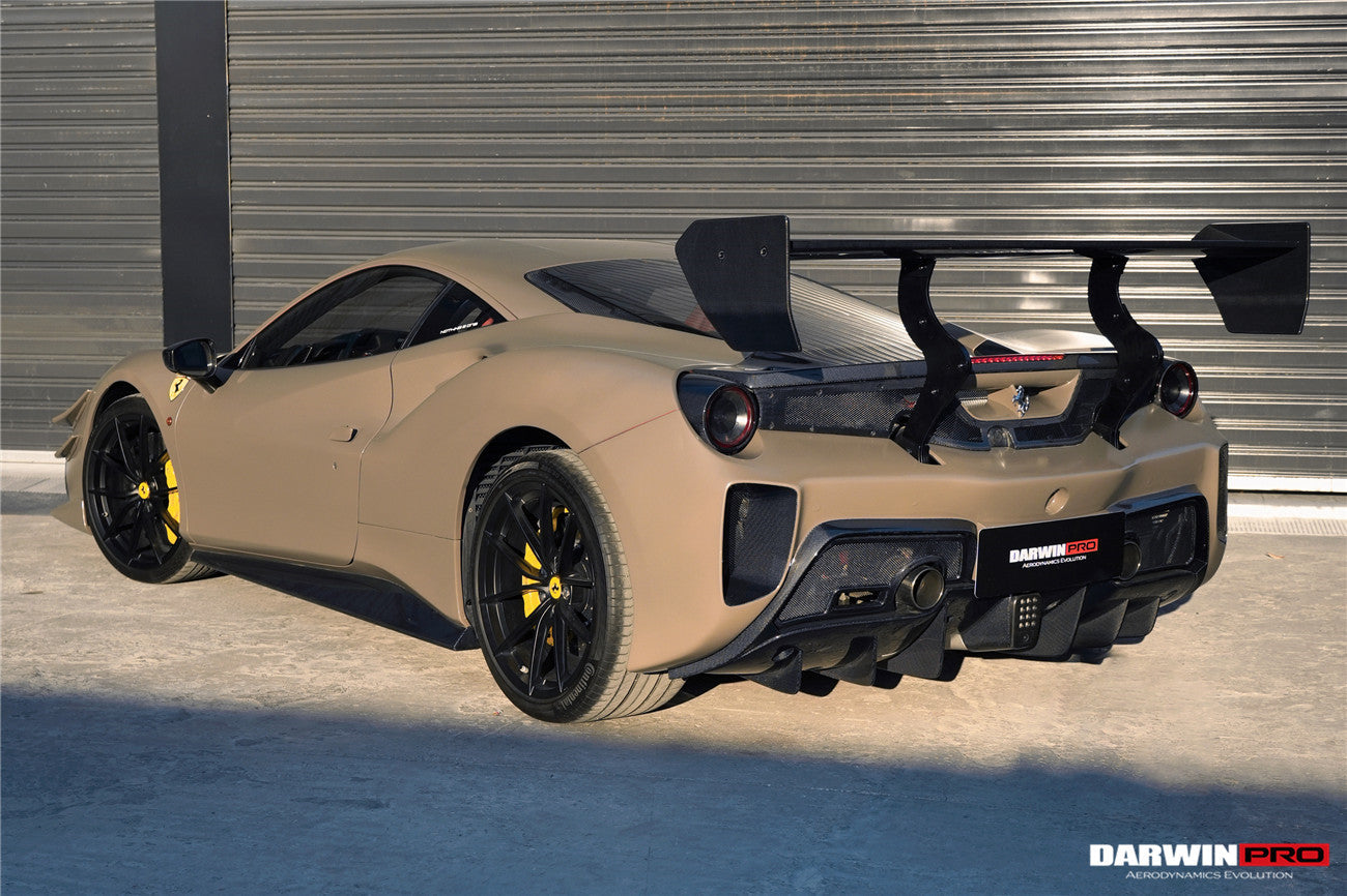 Alerón DarwinPRO estilo Módena para Ferrari 488 Challenge Evo 2015-2020 | Compatible con GTB y Spider
