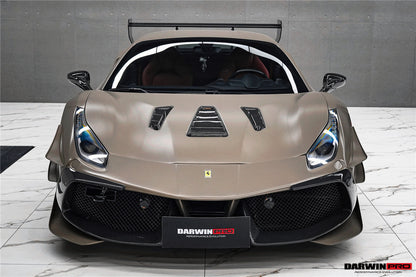 DarwinPRO 2015-2020 Ferrari 488 Challenge Evo Modena Style Hood | Fits GTB, Spider